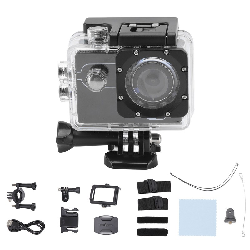4K WiFi Action Camera High Definition 98.4ft Underwater Outdoor Sports
