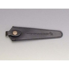 U&U U&U Genuine Leather Scissor Cap for Long, Black