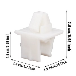 tiokok 10x Hood Prop Rod Holder Clip Rad Support Mounted for Honda Civic CR-V New