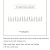 V-Shaped Bottom Eyelashes Black Soft False Eyelashes Individual Lashes Extension