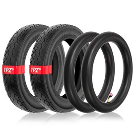 1PZ T06-IN5 Heavy Duty 12.5x2.25 (12-1/2 x2-1/4) Tire & Inner Tube Set with Angled Valve Stem for Electric Scooters Razor Pocket Mod, Currie, Schwinn, GT, IZIP, eZip 2 Sets
