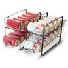 DINEST 2-Pack Stackable Soda Can Organizer - Rust Resistant Rack