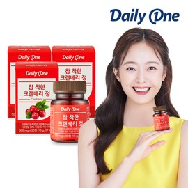Daily One Very Good Cranberry Tablets 15g, 30 tablets x 3 containers, 3 month supply