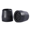 Essential Medical Supply Replacement Walker/Commode Tips, Black, 1",(8)