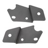 1 Pair A Pillar LED Light Brackets Black Powder Coating