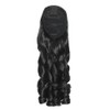 YUDAOHAIR 14 Inch Ponytail Extension Black Freedom Curl Clip In