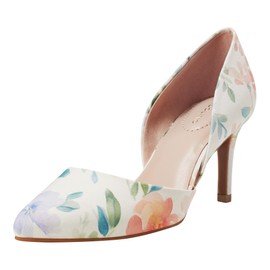 Bandolino Women's GRENOW Pump, Peach Dreamy Floral Multi 680, 8