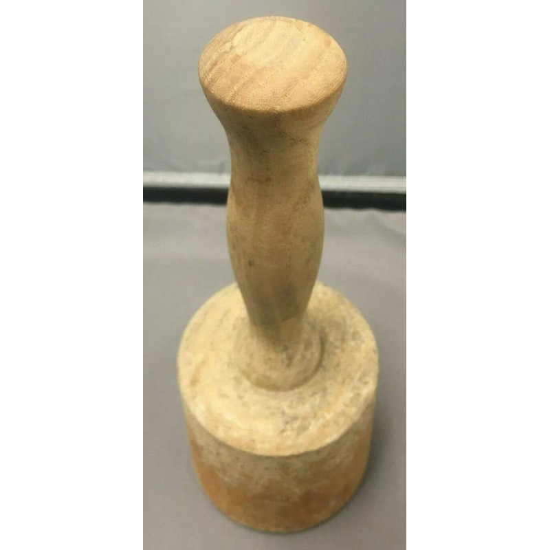 Vintage Wooden Sculptors Mallet - Never Used - 3.875" Diameter