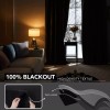 Deconovo Store 2 Cortina Forro Blackout Aislamiento Térmico Ruido 132x242cm