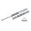 Ball Bearing Drawer Runners Groove Slides, H-17mm L-342mm (1 Pair)