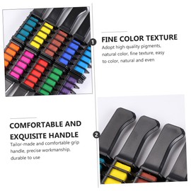 Ipetboom 10pcs Disposable Hair Color Comb Quick Drying Temporary Hair Dye Applicator Easy Wash Off Suitable for Salon Home Use Random Color Options Random Color