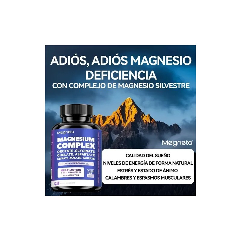 Megneta Complejo Magnesio Glicinato Malato