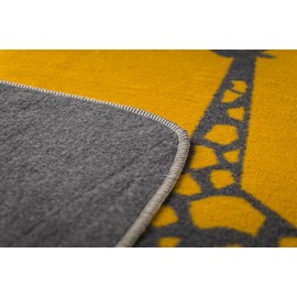 David Fussenegger Maja Giraffe Baby Blanket 75 x 100 cm Anthracite