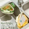 FARYODI Snap-Button Sink Strainer, Suction Cup, Corner Shelf Strainer with