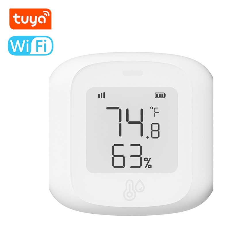 Tuya WiFi Temperature Humidity Tester Digital Display Mobilephone APP Remotely