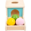 Adena Montessori Object Permanent Box with Tray, Three Balls, Montessori