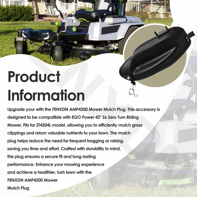 FENXDN AMP4200 Mower Mulch Plug Compatible with EGO Power 42”