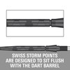 TARGET Darts Swiss Point Storm Steel Dart Points, Onyx (3