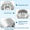PATIKIL Dome Gutter Guard Filter, 304 Stainless Steel Downspout Strainer,