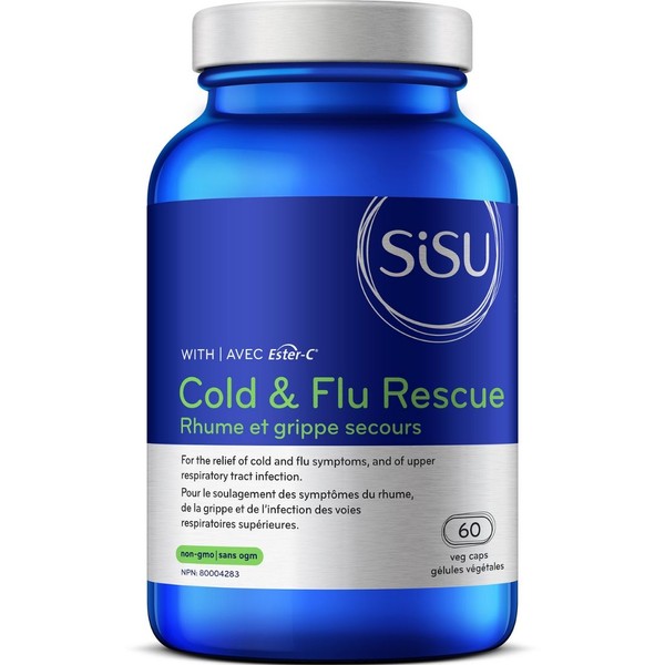 SISU Cold and Flu Rescue with Ester-C, 60 Vegetable Capsules