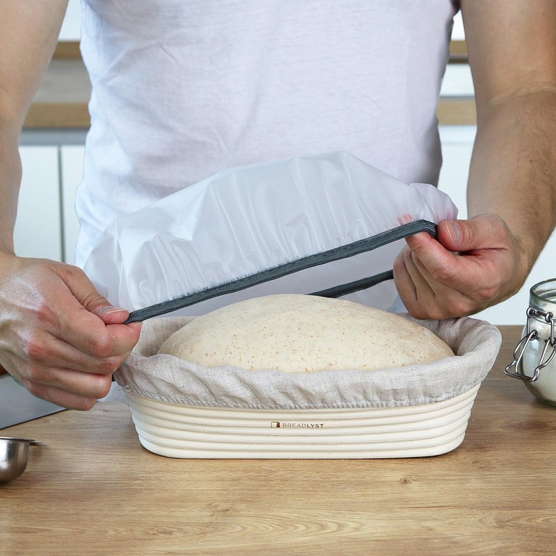 BREADLYST - Pack of 2 premium covers for proofing basket,