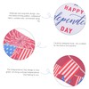 ABOOFAN 2sets Independence Day Decor Patriotic Garden Flag Memorial Day