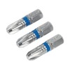 Sealey Ak210506 Power Tool Bits Pozi #3 Colour Coded S2
