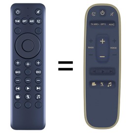 ZWP Replacement Remote Control Compatible for Polk Audio RE9114-1 RE91141 RTRE91141 MagniFi 2 MagniFi Max SR, for Polk Omni SB1 Soundbar Home Theater Surroundbar System