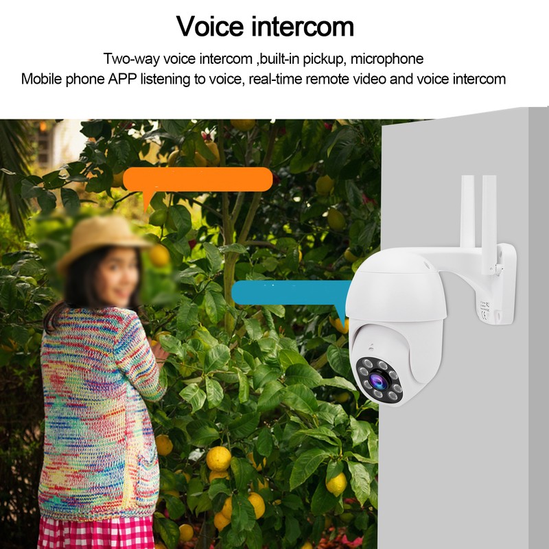 Wireless Camera HD 1080P Infrared Night Vision 2‑Way Voice Intercom