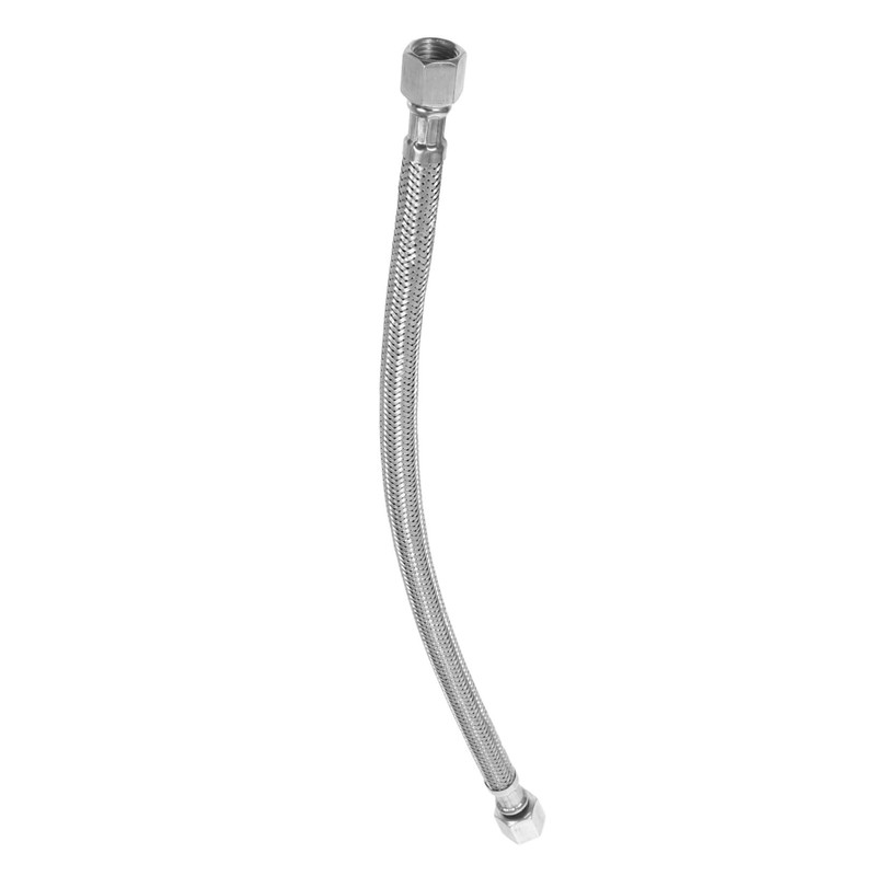 Operitacx 2pcs Stainless Steel Air Compressor Hose Replacement Durable Flexible