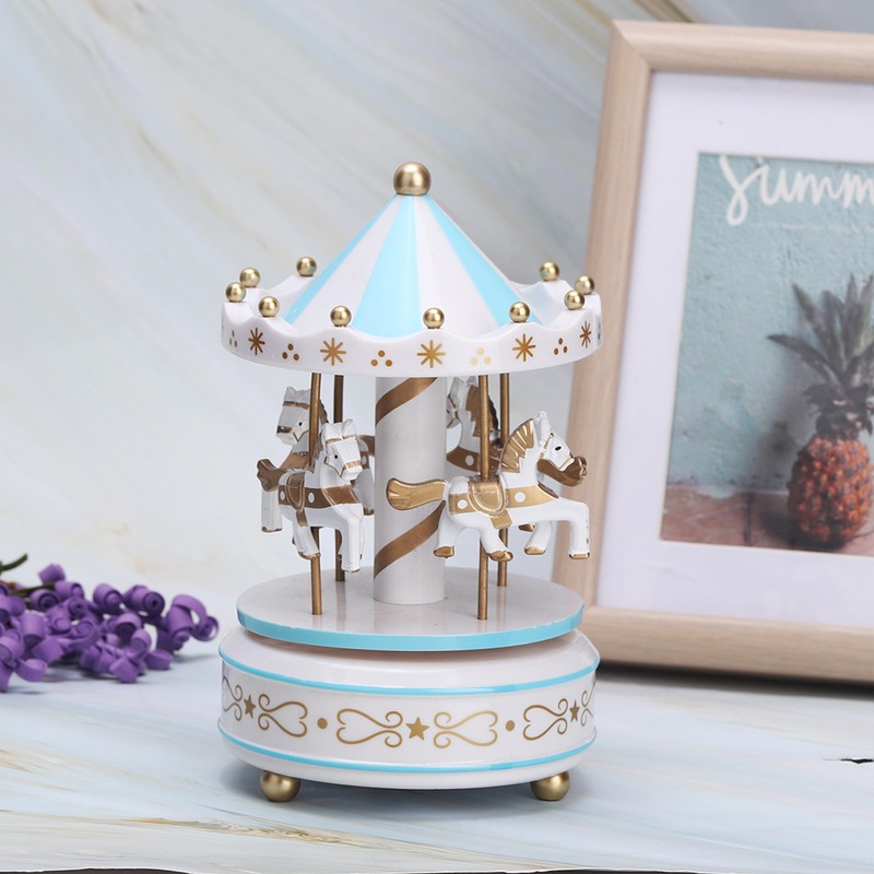 Merry GO Round Music Box Carousel Gift Christmas Wedding Birthday