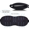 Premium 3D Contoured Eye Mask for Sleeping (2 PCs) -