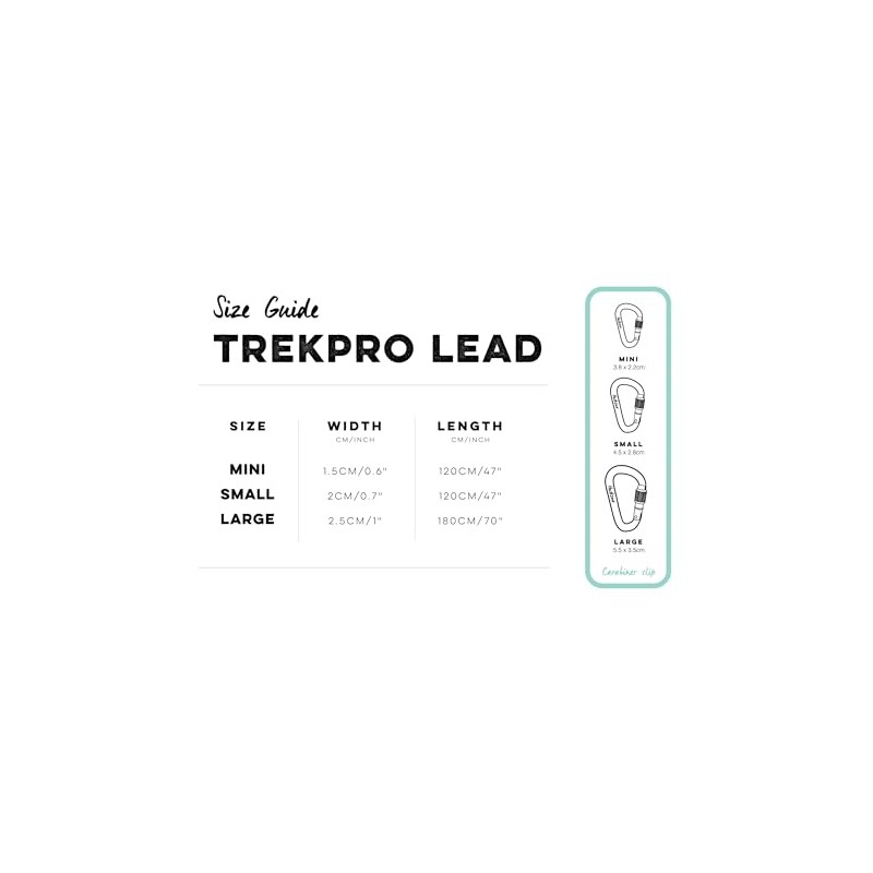 Huskimo Trekpro Dog Lead in Bells Beach - Mini