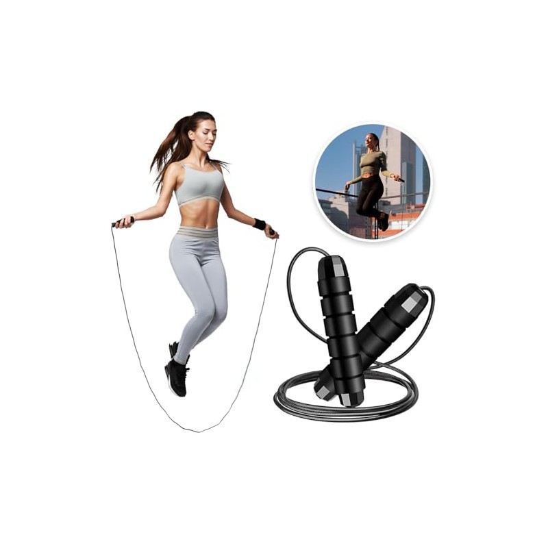 Raganet, Cuerda Para Saltar Profesional Azul Speed Rope De Alto