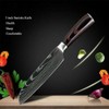 4 Pcs Kitchen Knife Set High Carbon Stainless Steel Damascus
