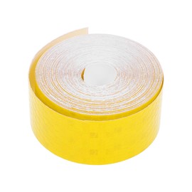 HOPESPANNER Universal 32.81ft x 1.18In Air-Release Adhesive Pinstripe Tape Reflective Automotive Pinstriping Tape PVC Lemon Yellow