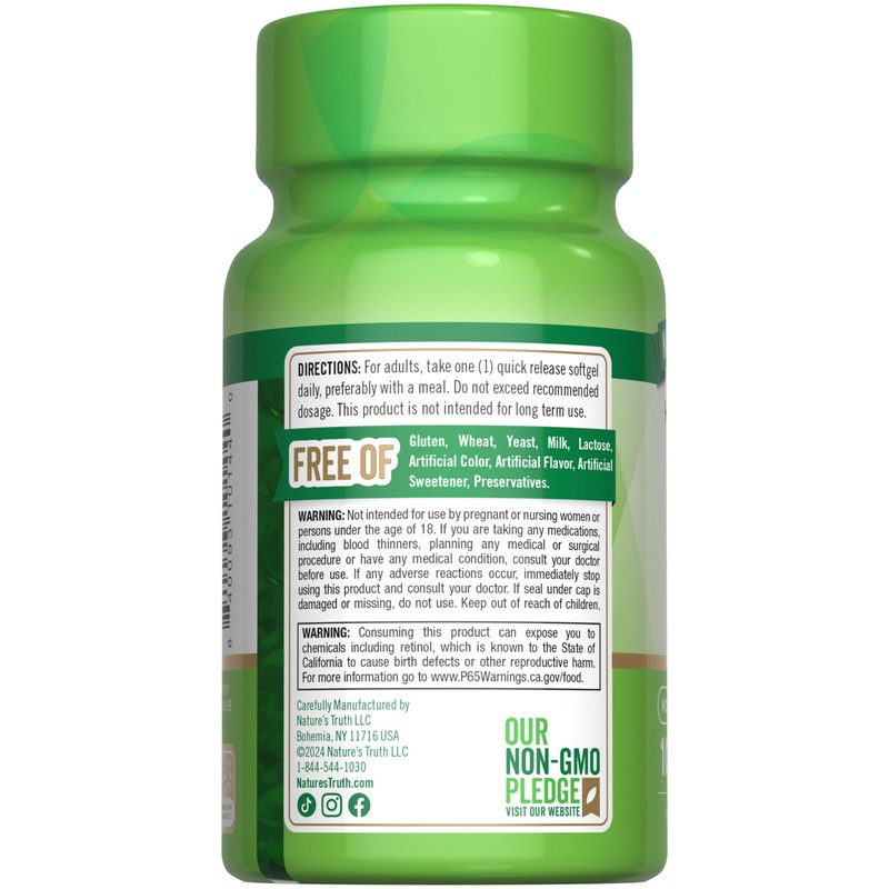 Nature's Truth Vitamin A 10000 IU Softgels | 100 Count