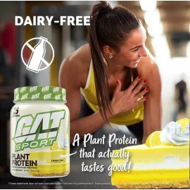 Proteína Vegana GAT Sport Plant Protein en Polvo Sabor Lemon Cake                                                                                     