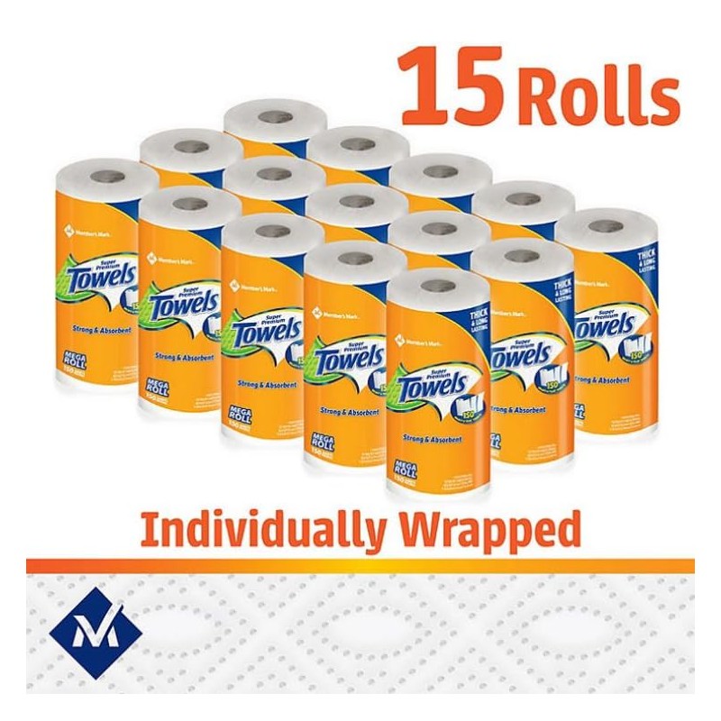 Generic - MM Select & Tear 2-Ply Paper Towel 15