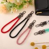 sourcing map Keychain Wristlet Lanyard, 400mm/15-inch Long Braided Wrist Lanyard,