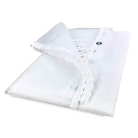 tex family Mosquito Net Outdoor Garden Balcony Plain White 150x250cm