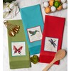 DII Cotton Embellish Printed Dish Towels, 18x28 Set of 3,