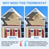 2 Pack Attic Fan Thermostat Control for Power Attic Ventilators