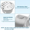 PATIKIL Gutter Guard, 304 Stainless Steel Downspout Strainer, Anti-Blocking Outdoor