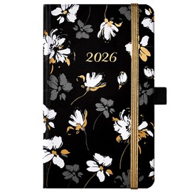 2026 Pocket Planner - Weekly & Monthly Planner 2026, January - December 2026, 6.4" x 3.8", Pocket Calendar 2026 and Schedule Organizer with Pen Holder