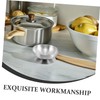 SHOWERORO Footed Ice Cream Bowl Stainless Steel Dessert Cup Ice