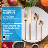 Silverware Set for 4 24-Piece Stainless Steel Flatware Cutlery Set
