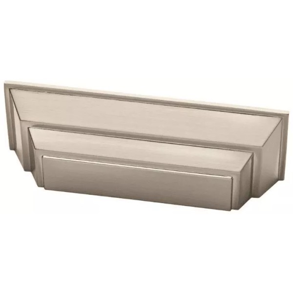 3" Classic Square Cup Pull Satin Nickel
