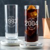 Dust and Things Vintage Aged to Perfection Highball Glass, Engraved