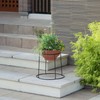 Takasho Ball Planter Stand, 11.8 inches (30 cm), 6Φ Black